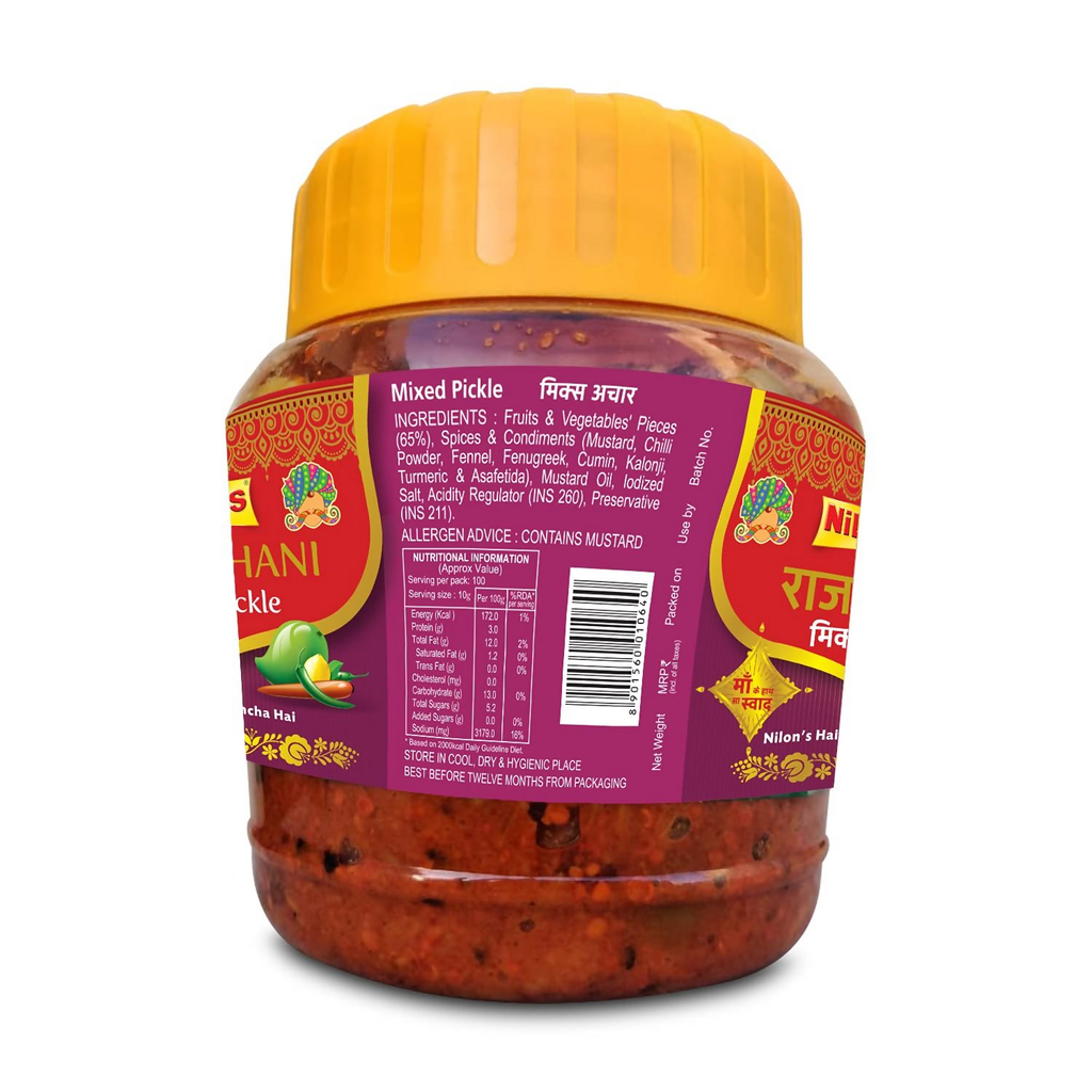 Nilon's Rajasthani Mixed Pickle | Grocsy