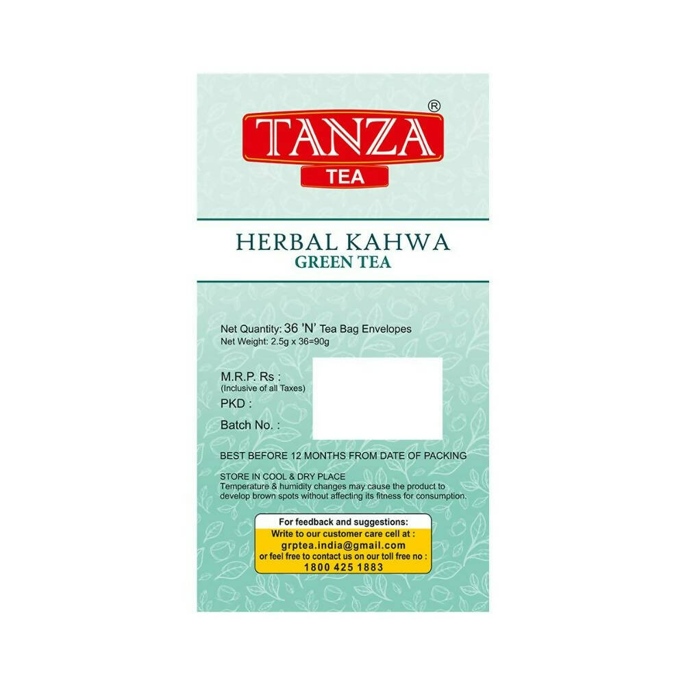 Tanza Tea Herbal Kahwa Detox Green Tea | Grocsy