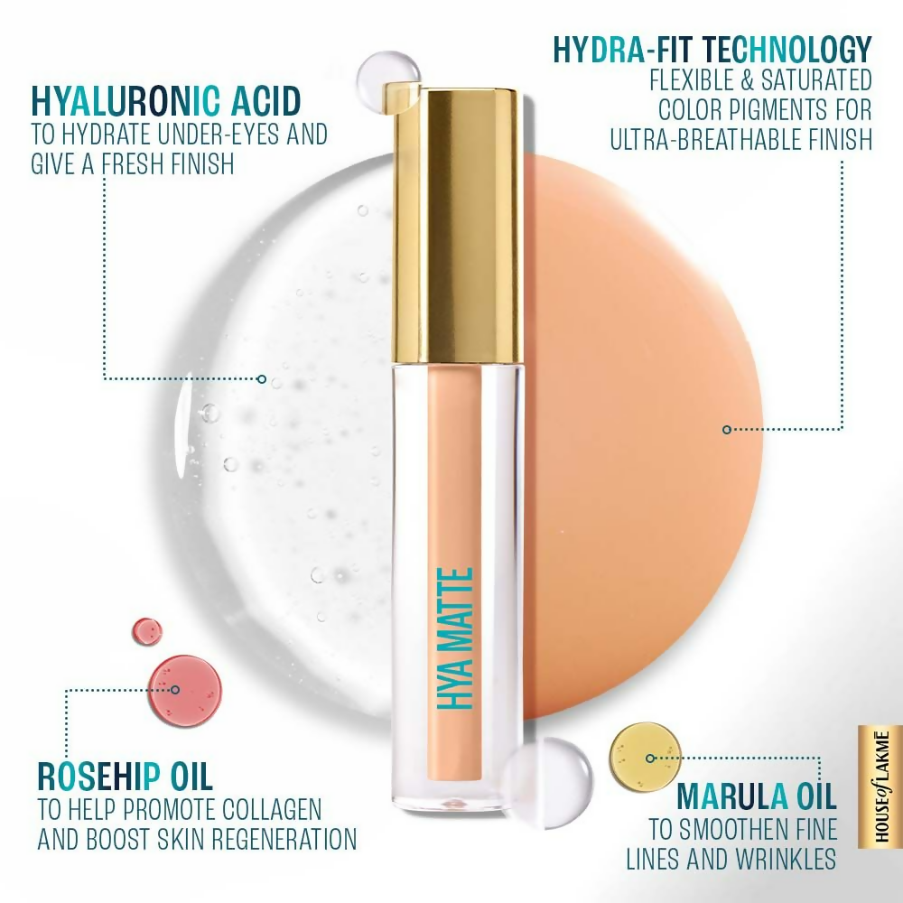 Lakme 9 To 5 Hya Matte Liquid Concealer - Cinnamon | Grocsy