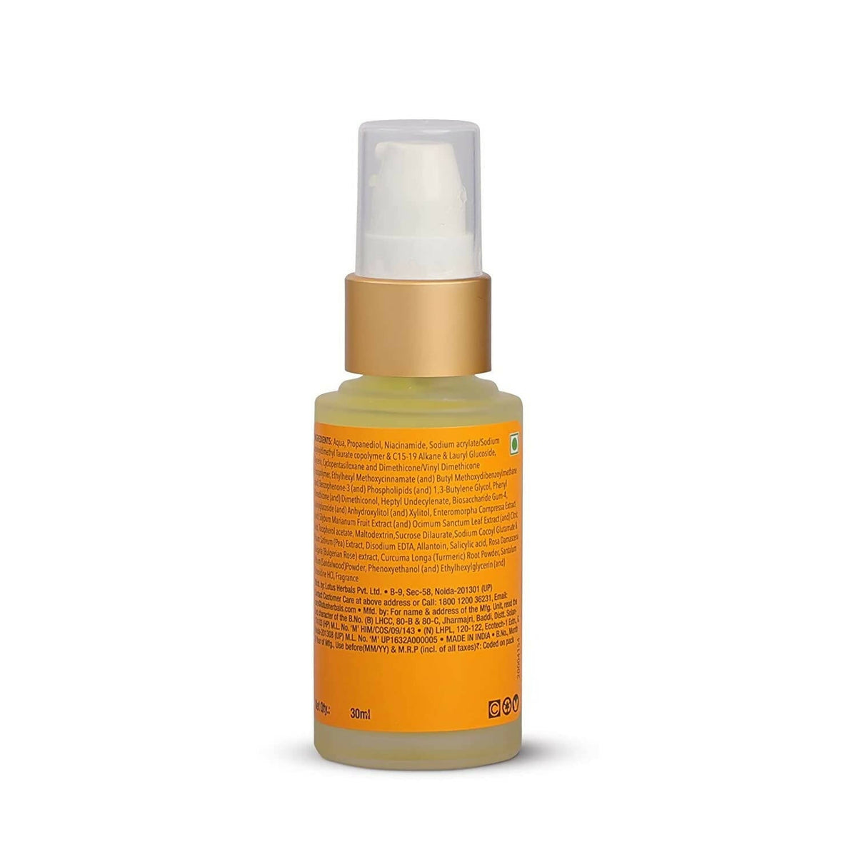 Lotus Herbals Radiance Boost Ubtan Face Serum | Grocsy