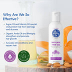 The Moms Co Natural Baby Hair Oil For Strengthens & Softens Baby's Hair | Grocsy