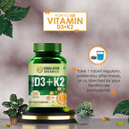 Himalayan Organics Vitamin D3 + K2 Promote Healthy Bones Nutraceutical Tablets | Grocsy
