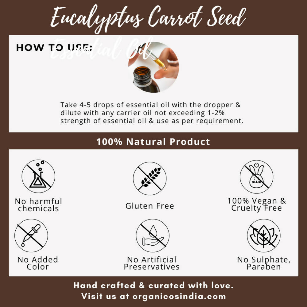 Organicos Eucalyptus Essential Oil | Grocsy