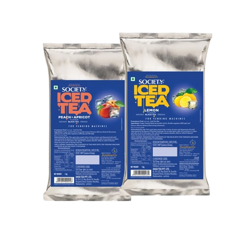 Society Peach Apricot & Lemon Black Tea Iced Tea Combo | Grocsy