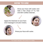 Tru Hair & Skin Coffee & Hyaluronic Acid Face Cleanser | Grocsy