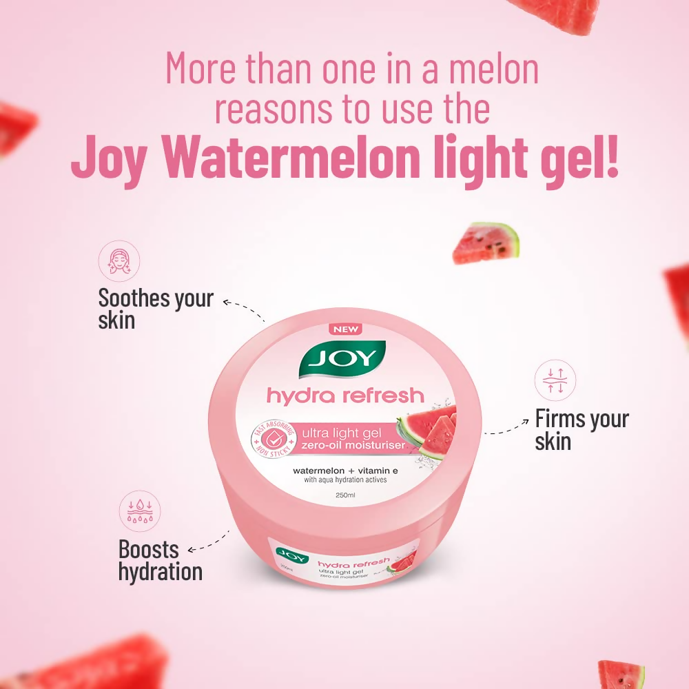 Joy Hydra Refresh Ultra Light Gel With Watermelon & Vitamin E | Grocsy