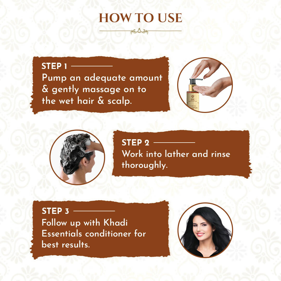 Khadi Essentials Ayurvedic Coffee Shampoo | Grocsy