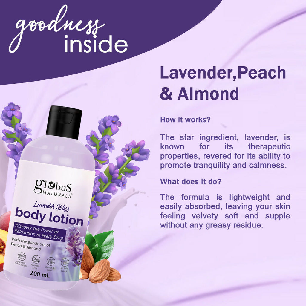 Globus Naturals Lavender Bliss Body Lotion | Grocsy