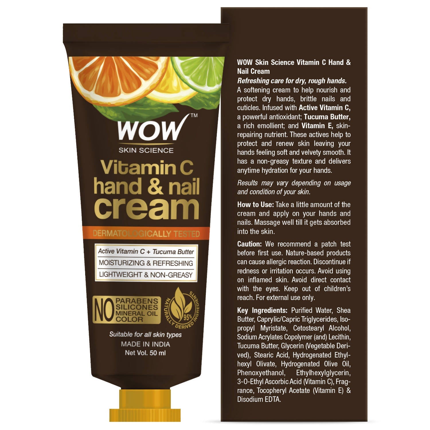 Wow Skin Science Vitamin C Hand & Nail Cream | Grocsy