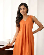 Aayaa Designer Pure Cotton 2 Piece Set Kurti & Set | Grocsy