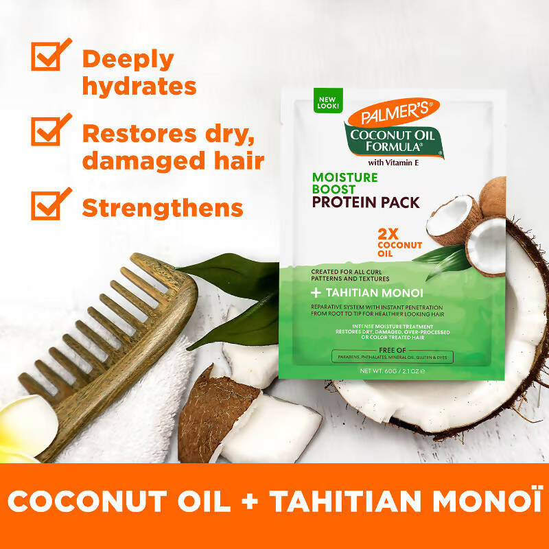 Palmer's Coconut Oil Formula Moisture Boost Protein Pack | Grocsy