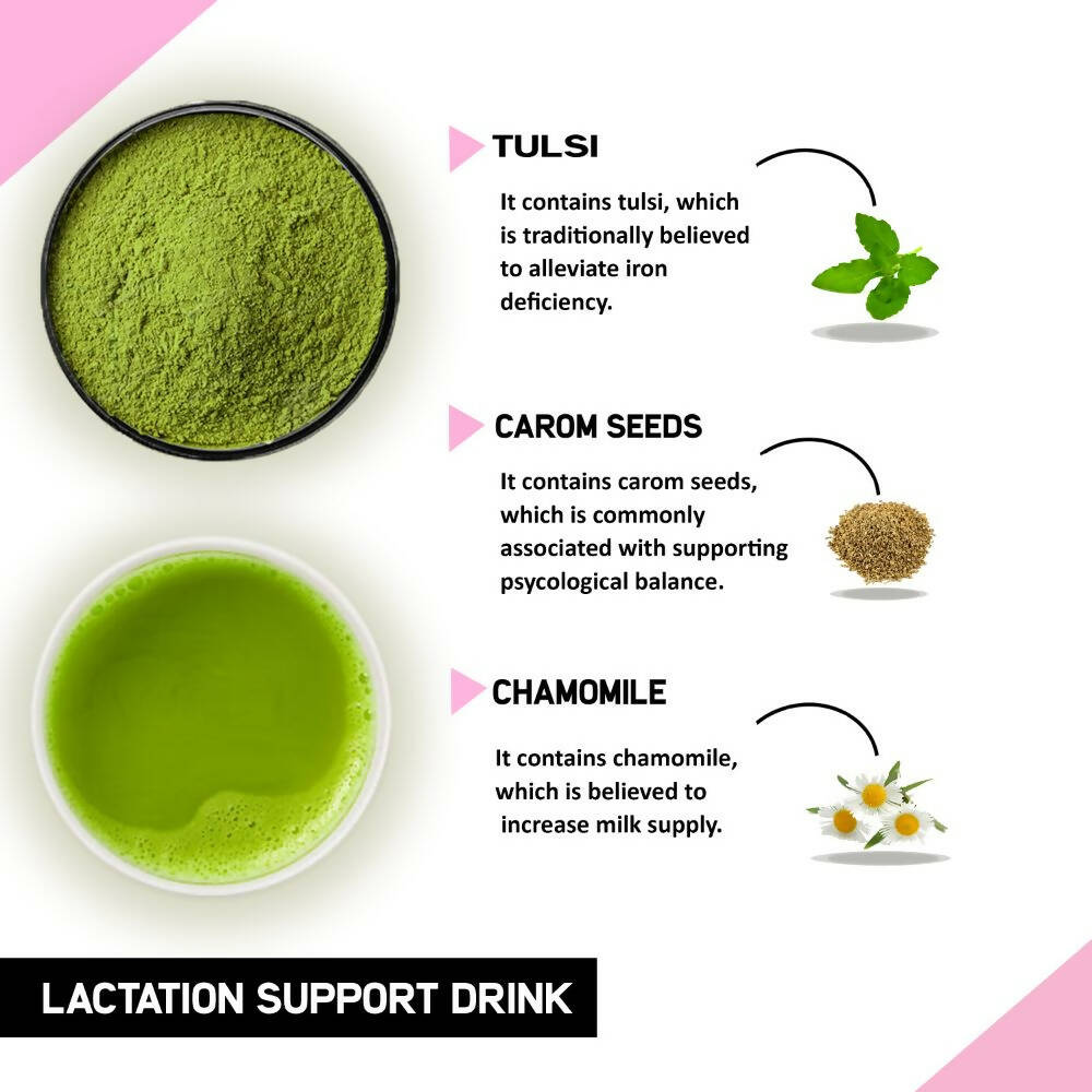 Just Vedic Lactation Support Drink Mix | Grocsy