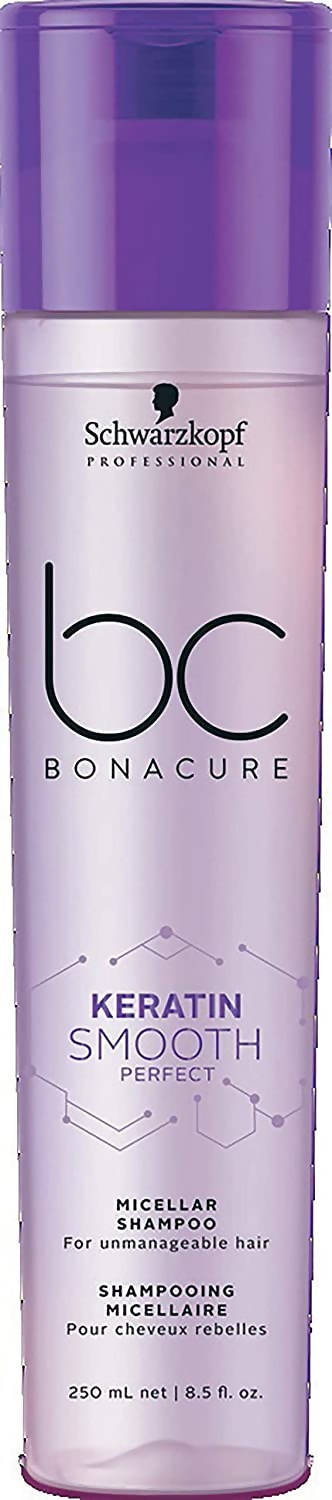 Schwarzkopf Professional BC Bonacure Keratin Smooth Perfect Micellar Shampoo- purple Combo | Grocsy