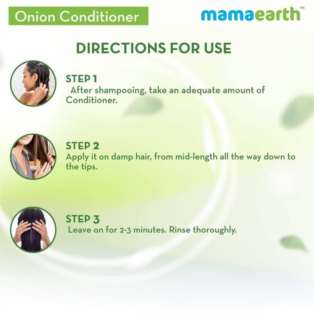 Mamaearth Onion Conditioner For Hair Fall Control | Grocsy