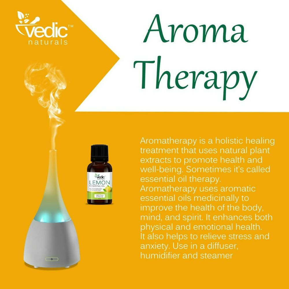 Vedic Naturals Lemon Essential Oil | Grocsy
