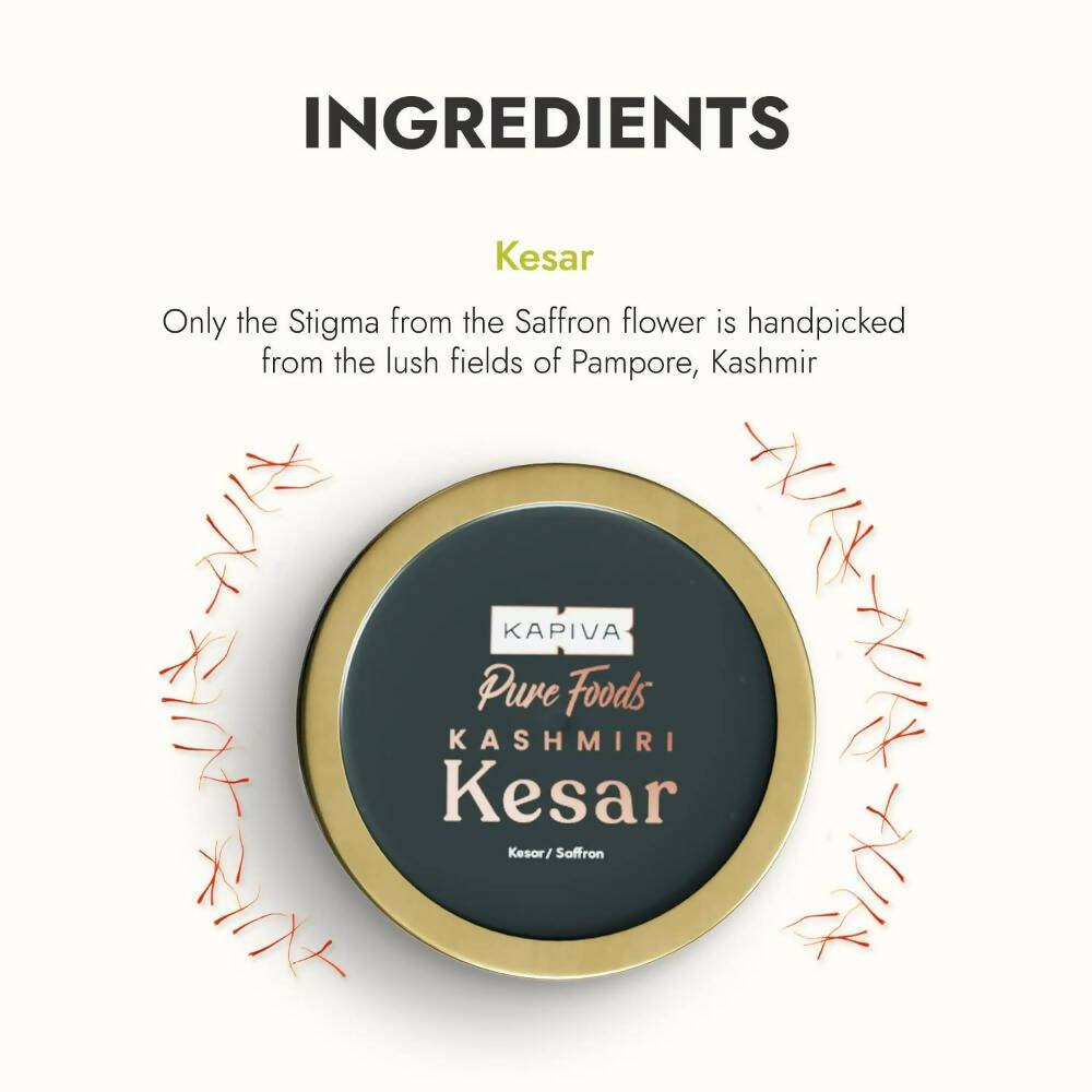 Kapiva Ayurveda Pure Foods Kashmiri Kesar | Grocsy