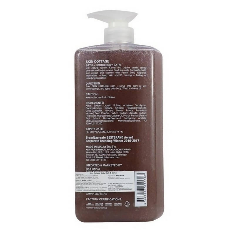 Skin Cottage Body Bath Scrub Peach Berry Essence | Grocsy