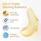 Bio Essence 24K Gold Radiance Face Cleanser, Niacinamide Face Wash | Grocsy
