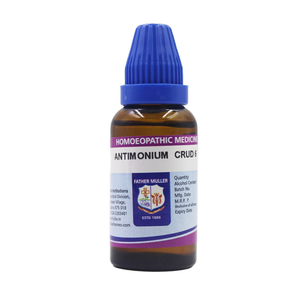 Father Muller Antimonium Crudum Dilution | Grocsy