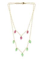 Women's Gold-Polished Necklace - Ruby Raang | Grocsy
