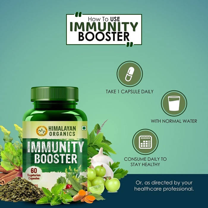 Himalayan Organics Immunity Booster Vegetarian Capsules | Grocsy