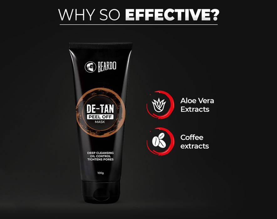 Beardo De-Tan Peel Off Mask | Grocsy