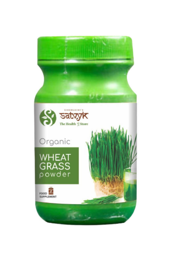 Siddhagiri's Satvyk Organic Wheatgrass Powder | Grocsy