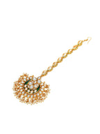 Kundan Maang Tikka (Gold) - Ruby Raang | Grocsy