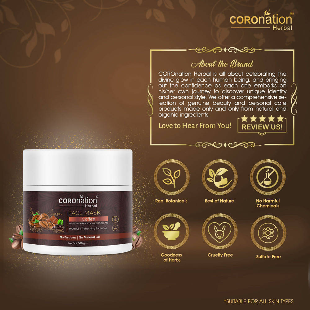 Coronation Herbal Coffee Face Mask | Grocsy