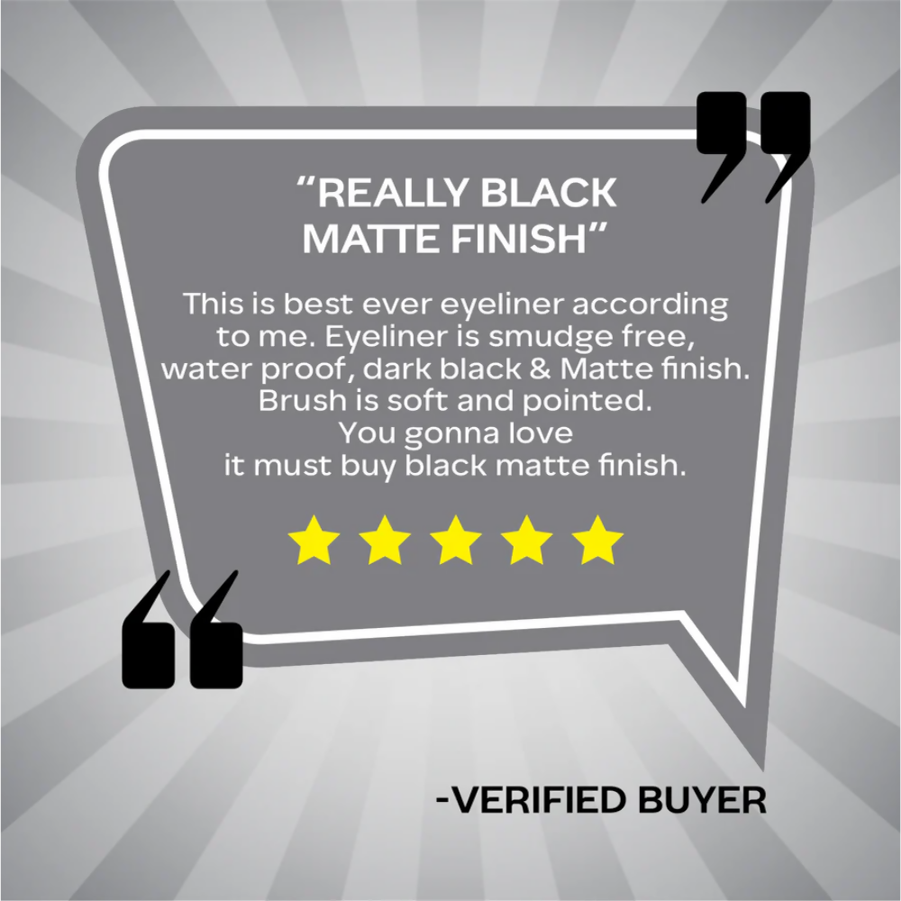 Faces Canada Ultime Pro Matte Play Eyeliner - Black | Grocsy