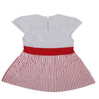 NammaBaby Baby Girl's A-Line Mini Frock Dress - Red 120 | Grocsy