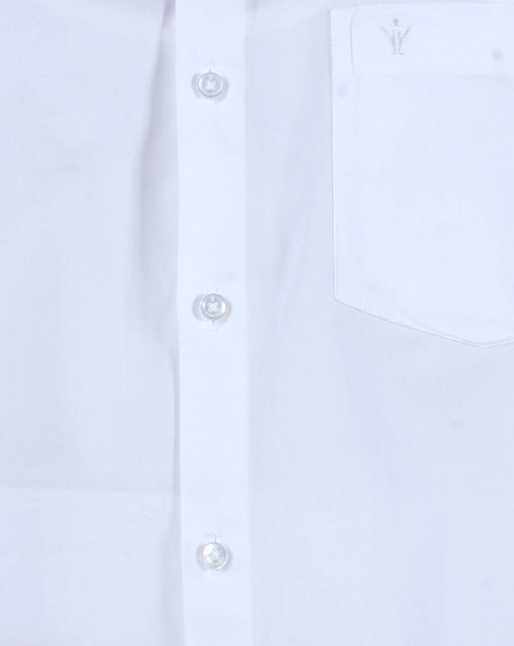 Ramraj Cotton Mens 100% Cotton Half Sleeve White Shirt | Grocsy