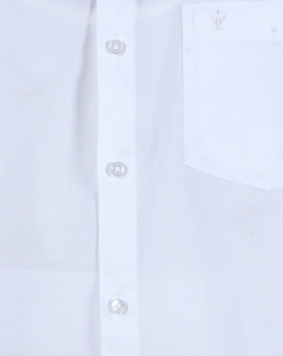 Ramraj Cotton Mens 100% Cotton Half Sleeve White Shirt | Grocsy