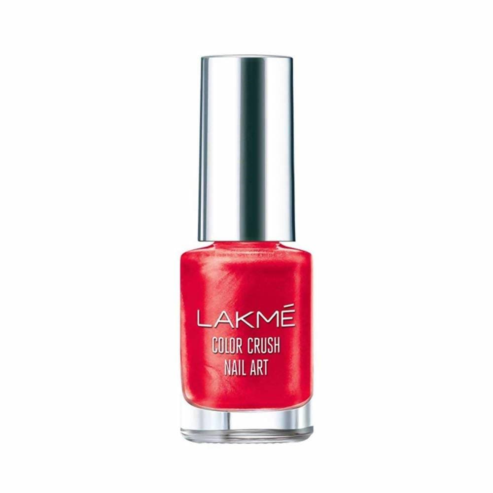 Lakme Color Crush Nailart - M4 Vermilion Red | Grocsy