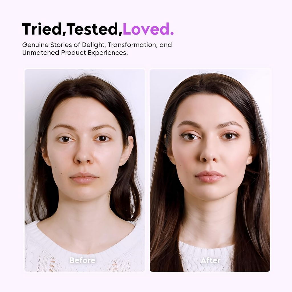 Gleva Foundation Makeup Brush Crystal Purple | Grocsy