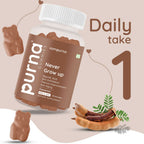 Purna Never Grow Up Glycolic Acid Gummies - Tamarind | Grocsy