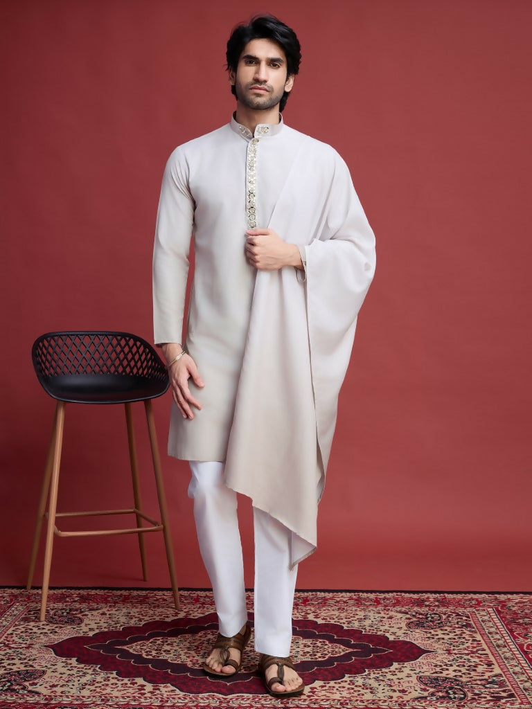 Vastranavya Exclusive Festival Wear Viscose Real Mirror Work Kurta with Dupatta Collection | Grocsy