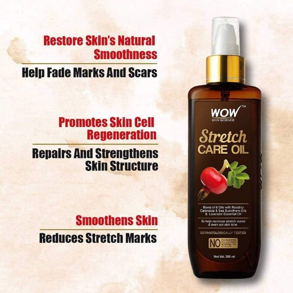 Wow Skin Science Stretch Care Oil | Grocsy