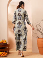 Janasya Multi Straight Cotton Co-Ords | Grocsy
