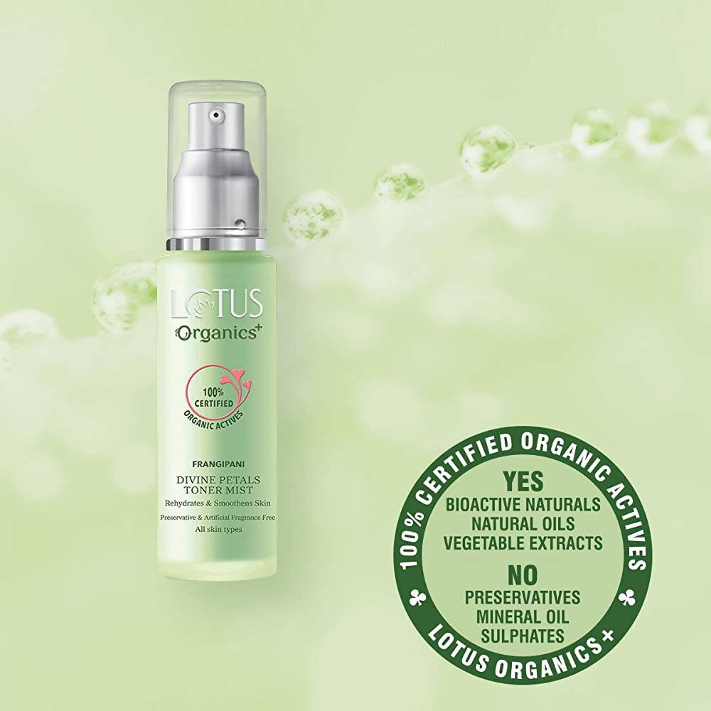 Lotus Organics+ Divine Petals Toner Mist | Grocsy