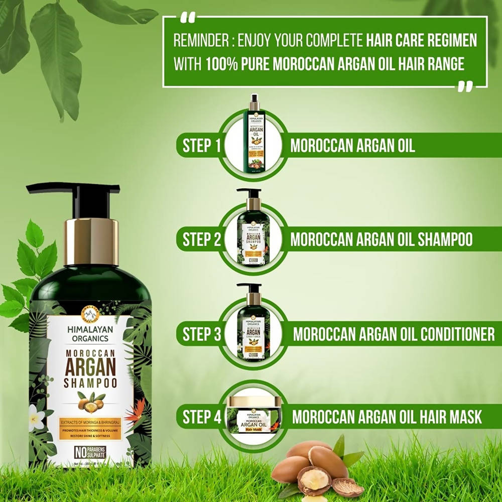 Himalayan Organics Moroccan Argan Shampoo | Grocsy
