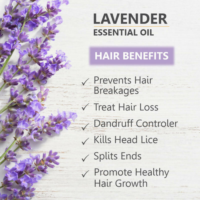 Skiura Nature 100% Natural Lavender Essential Oil For Hair, Skin & Aroma | Grocsy