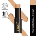 Lakme Facelift Foundation Stick - Neutral Almond | Grocsy