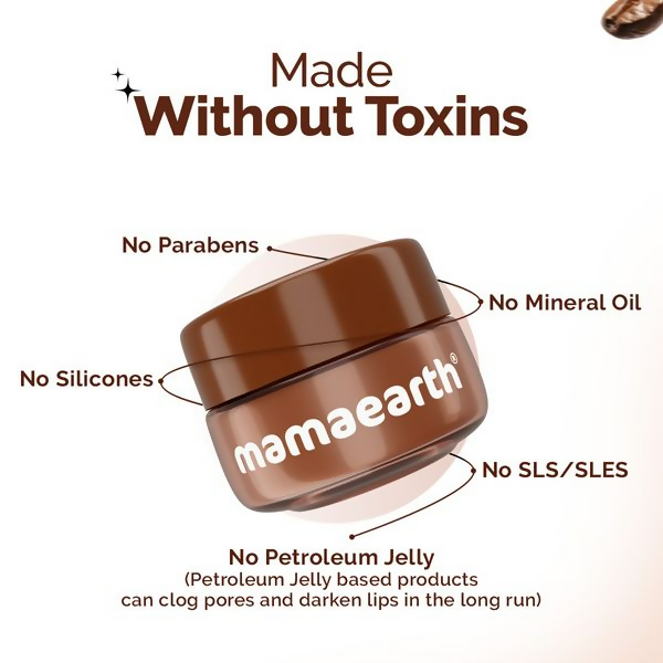 Mamaearth Cocoa Moisture Therapy Lip Balm with Cocoa Butter & Coffee For Dry & Chapped Lips | Grocsy