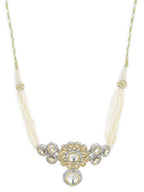 Flower Kundan Choker with Pearls- Ruby Raang | Grocsy