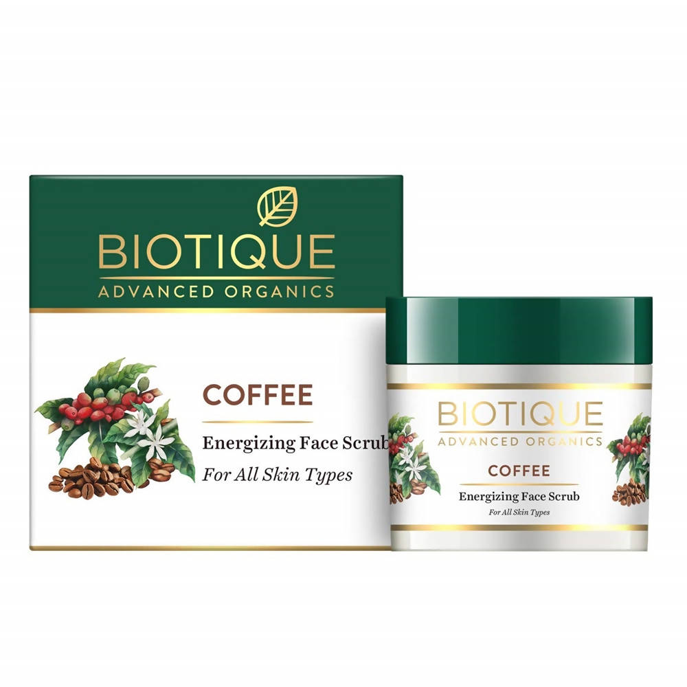 Biotique Advanced Organics Coffee Energizing Face Scrub | Grocsy