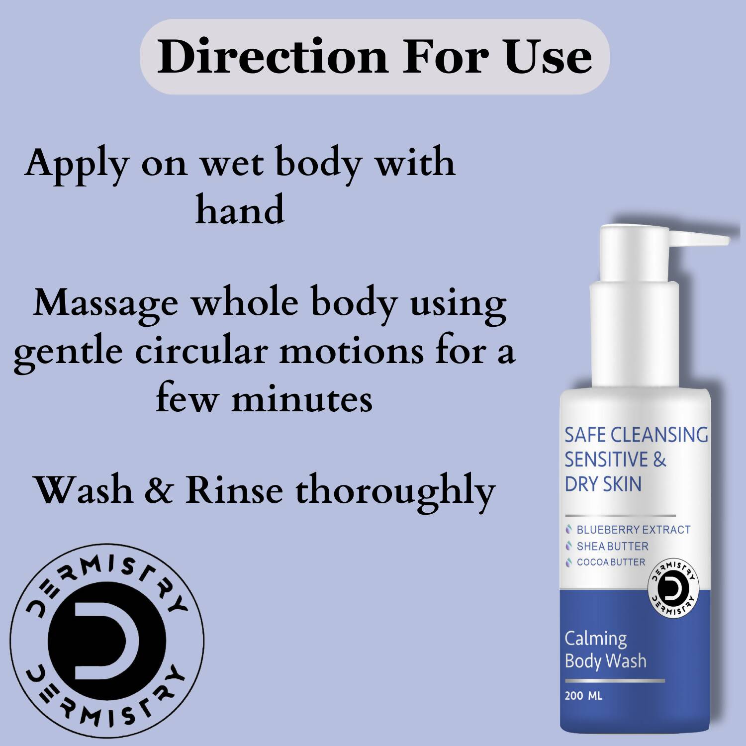 Dermistry Calming Body Wash & Calming Face Wash | Grocsy