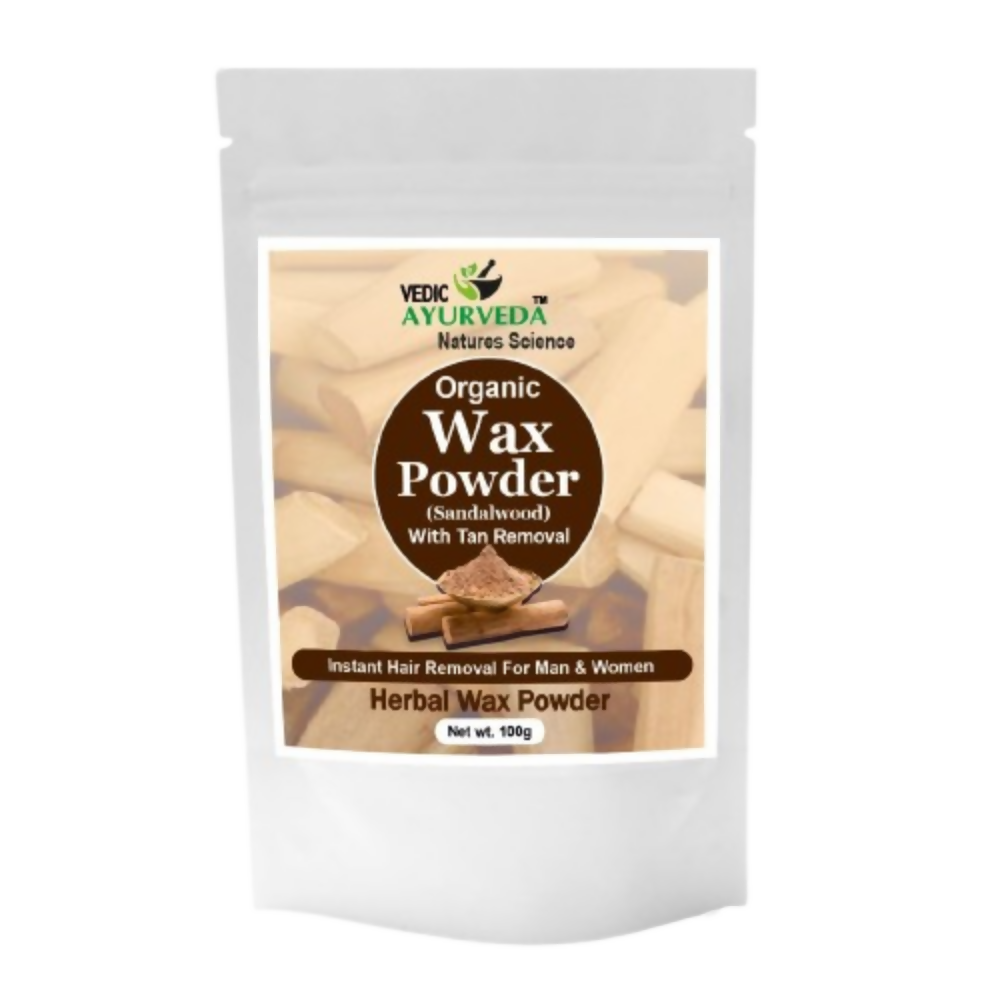 VedicAyurveda Herbal Wax Powder - Sandalwood | Grocsy