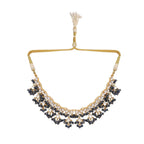 Nuyug 22K Gold Plated Azure Dusk Kundan Necklace | Grocsy