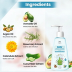 The Natural Wash Moisturising Baby Body Lotion With Avocado Oil & Calendula Oil | Grocsy